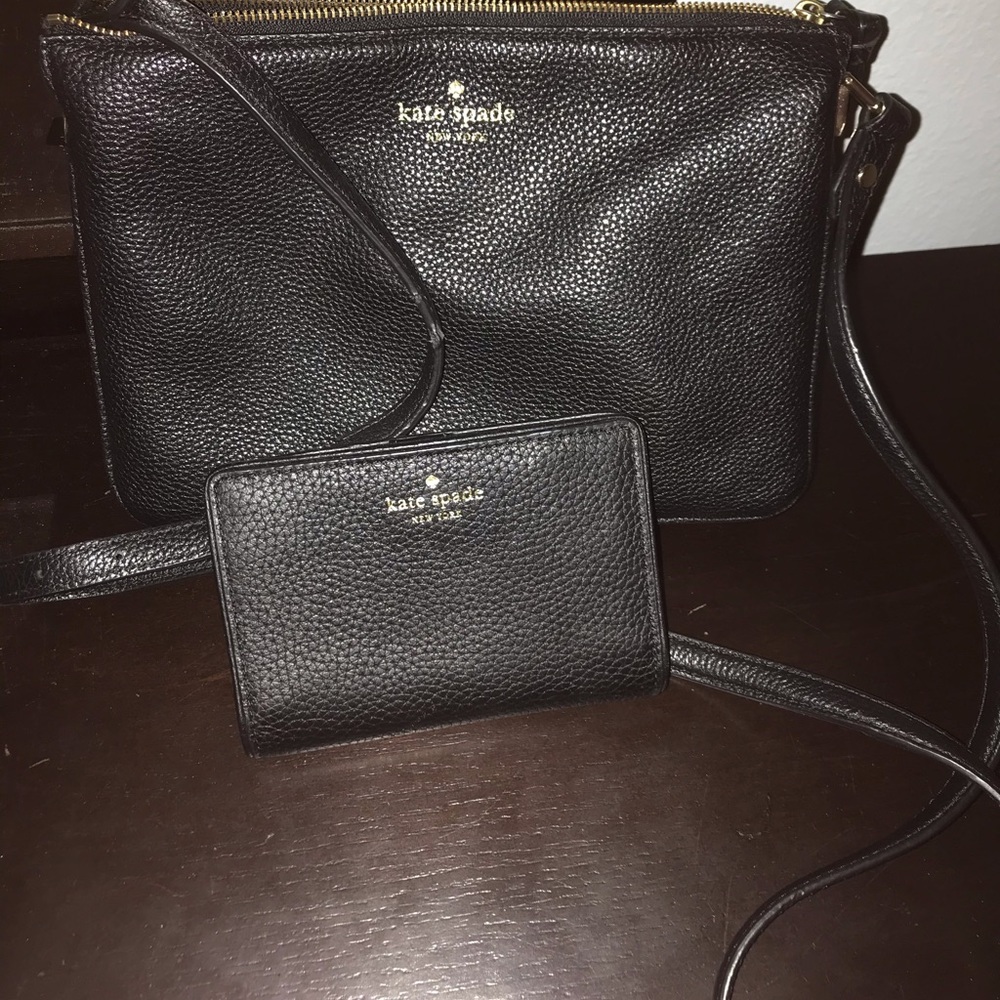 Kate Spade crossbody with matching wallet